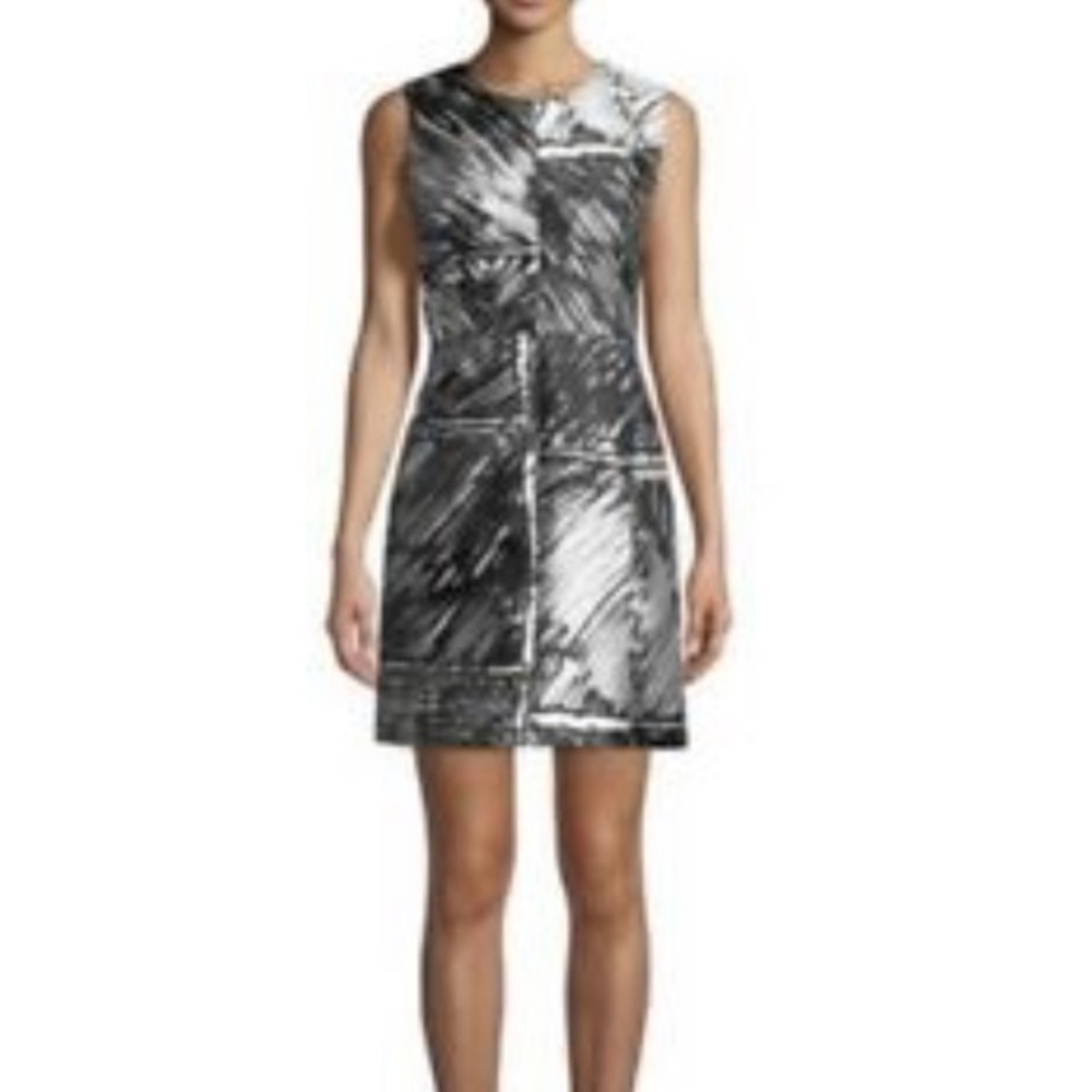 Milly Coco Satin Sheath Dress